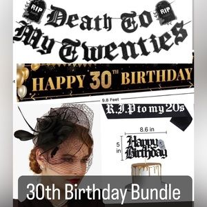 30th Bday Decor Bundle / ‘Death To My 20’